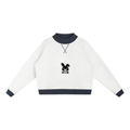 Closed Neck Crewneck Sweatshirt