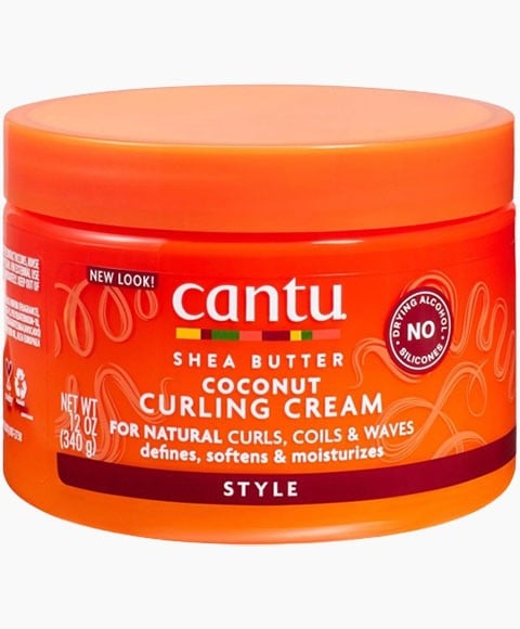 Cantu Shea Butter Coconut Curling Cream For Natural Curl & Coils 340g, 709g /57g