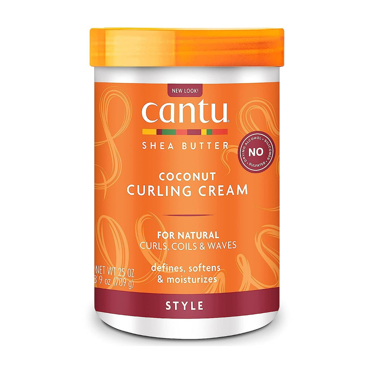Cantu Shea Butter Coconut Curling Cream For Natural Curl & Coils 340g, 709g /57g